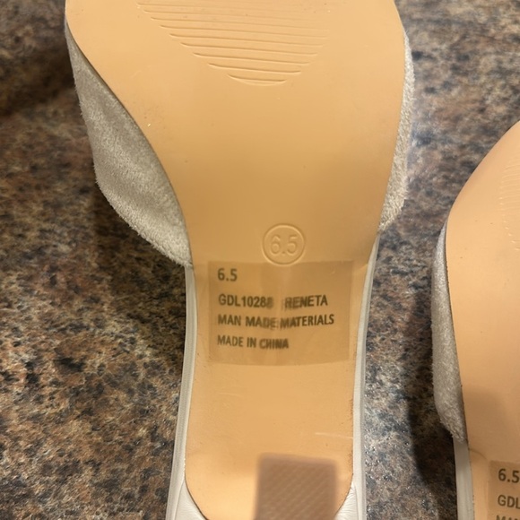 Lemonade Pointed Stiletto High Heel Slip On Beige Womens Size 6.5 - Picture 9 of 11